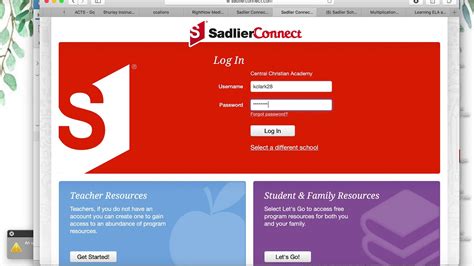Sadlier connect sign in - Sadlier Connect. Sadlier Connect. Log In. The URL provided could not be found. ... Log In. The URL provided could not be found. Please double-check to make sure it was entered correctly. You may also look up your school by entering the zip code of your school to get the correct URL for your school.